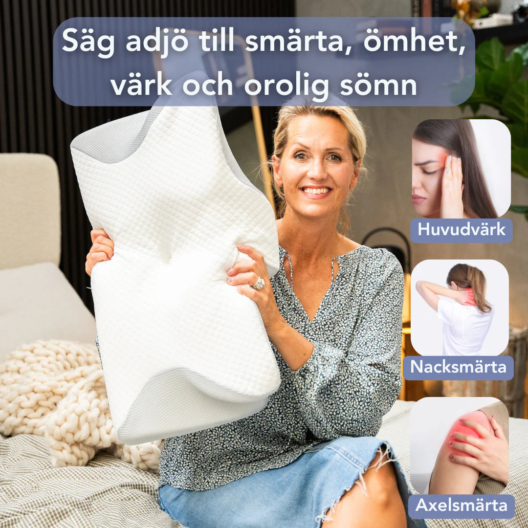 Luxorain Nap Ergonomisk Nackkudde - Bästsäljare, prova riskfritt!